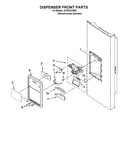 Dispenser front parts
