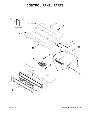 Control panel parts