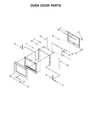 Oven door parts