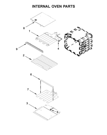 Internal oven parts
