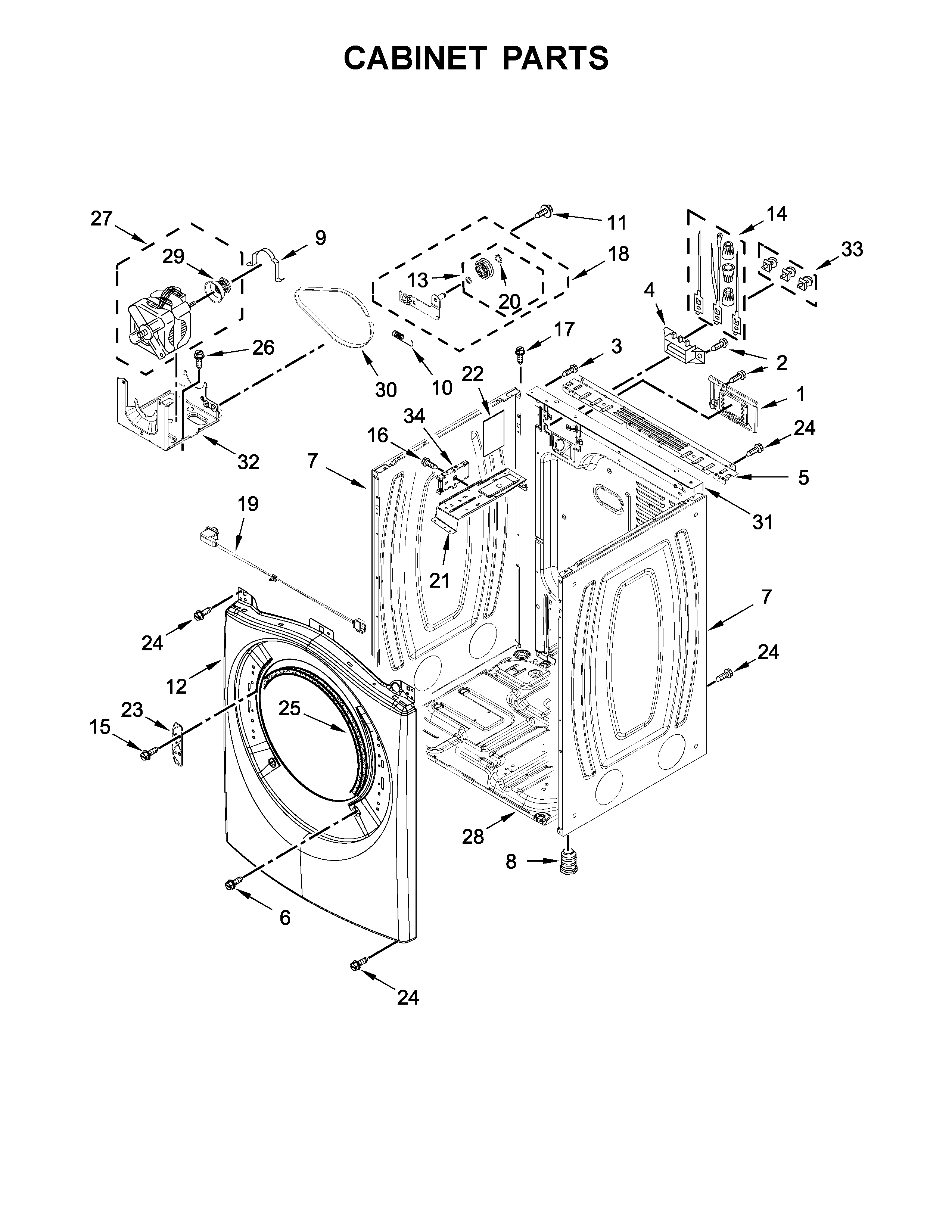 CABINET PARTS