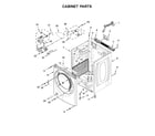 Whirlpool 7MWGD90HEFW1 cabinet parts diagram