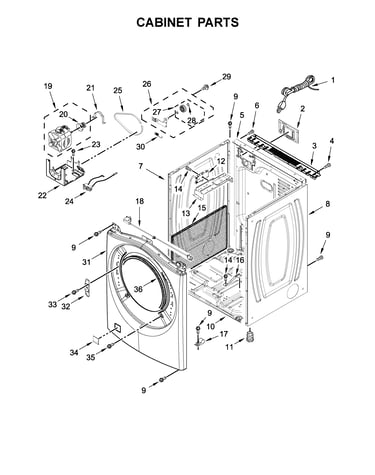 Cabinet parts