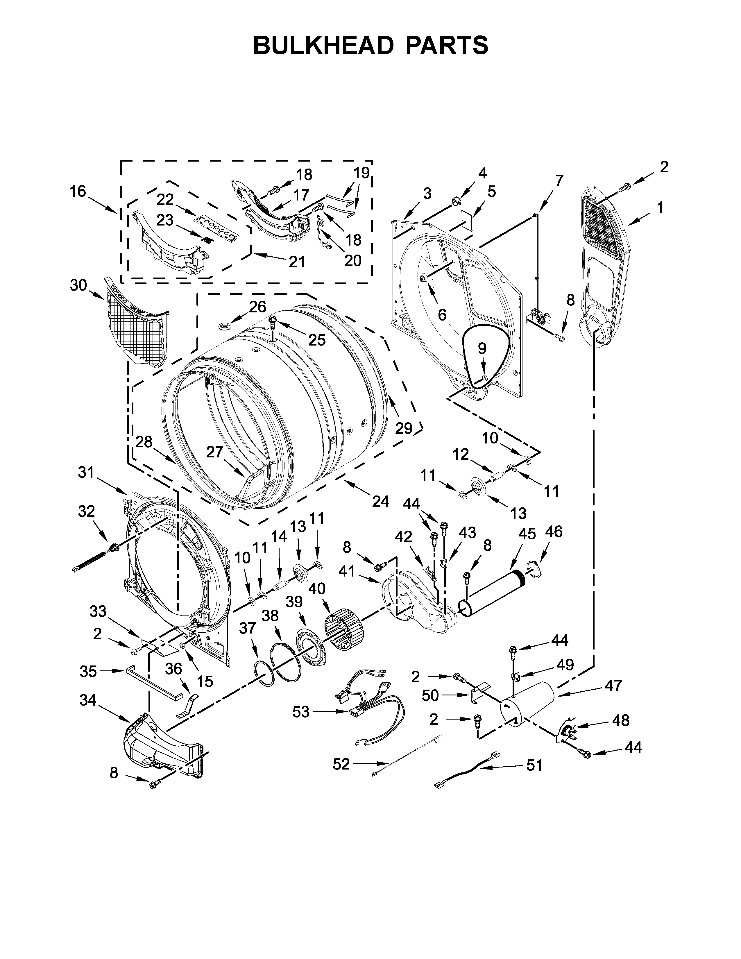 Bulkhead parts