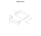 Whirlpool WFE770H0FZ2 drawer parts diagram