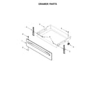 Whirlpool WFE510S0HB0 drawer parts diagram