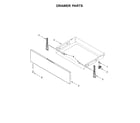 Whirlpool WFG510S0HS0 drawer parts diagram