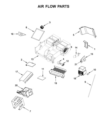 Air flow parts