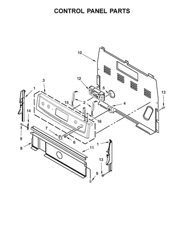 Control panel parts