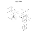 KitchenAid KSGG700ESS0 door parts diagram