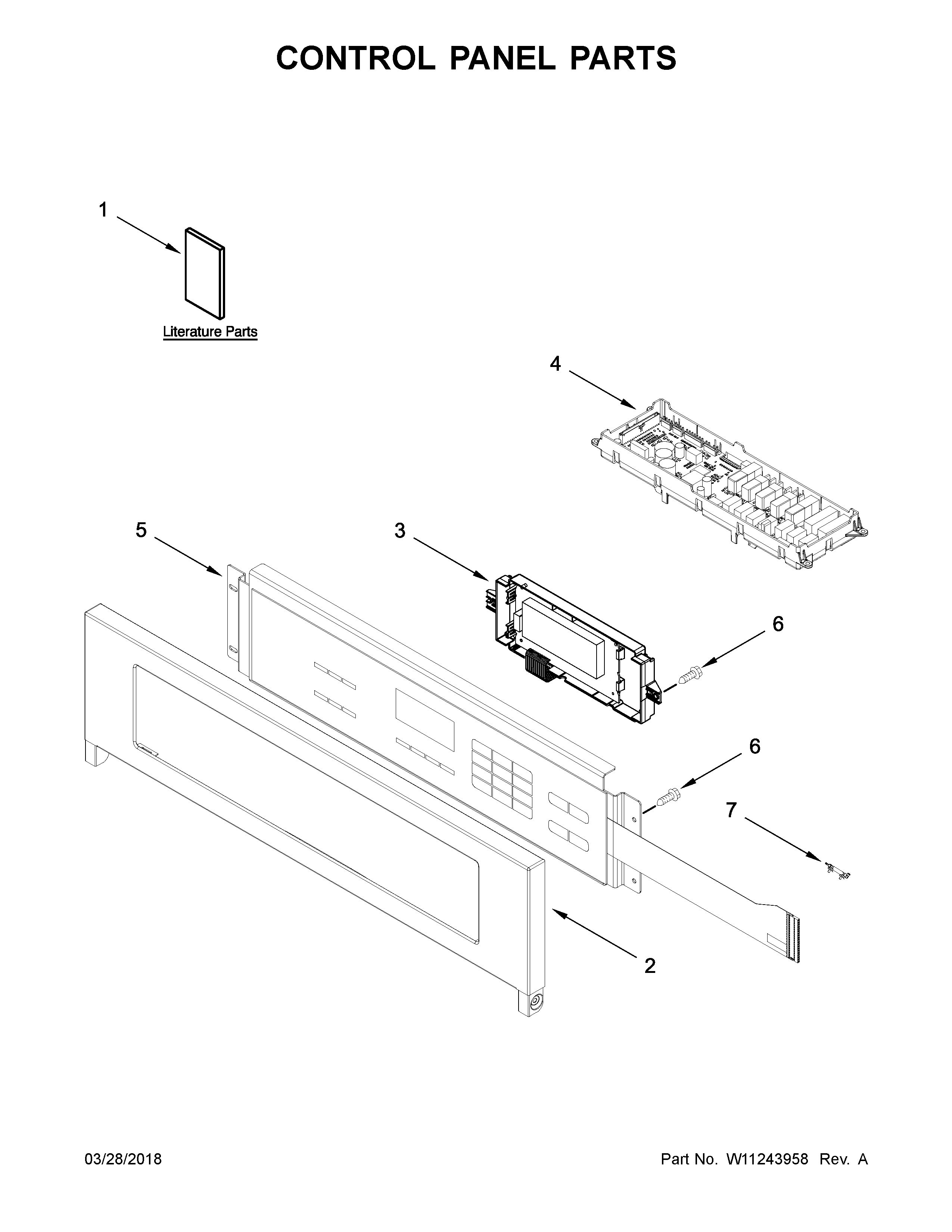 CONTROL PANEL PARTS