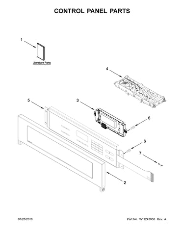 Control panel parts