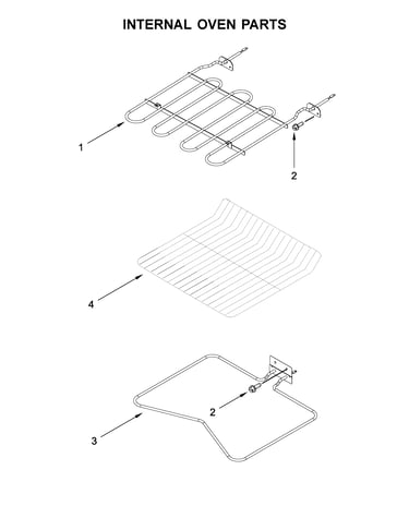 Internal oven parts