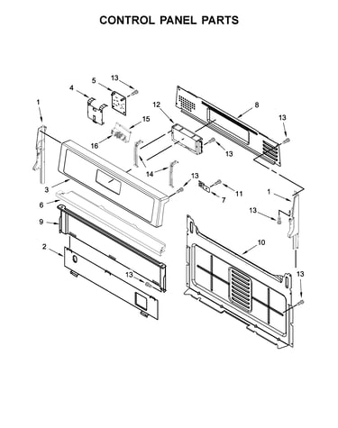 Control panel parts
