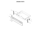 Whirlpool WFG510S0HB0 drawer parts diagram