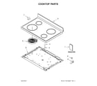 Ikea YIES350XW4 cooktop parts diagram
