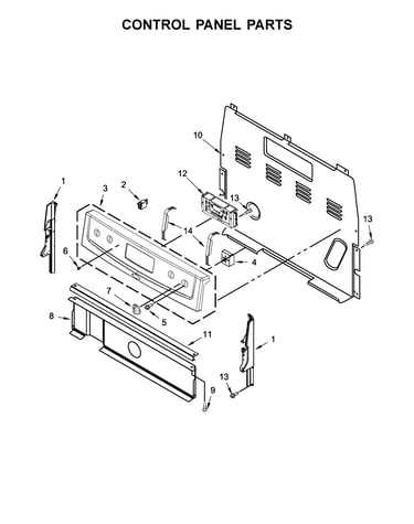 Control panel parts