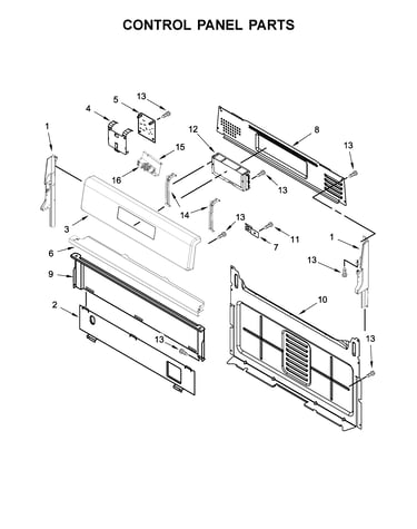 Control panel parts