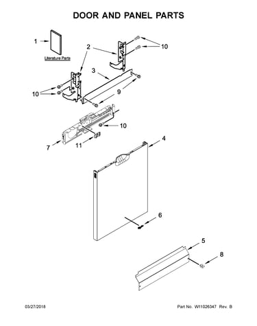 Door and panel parts