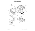 Maytag YMES8800FZ2 cooktop parts diagram