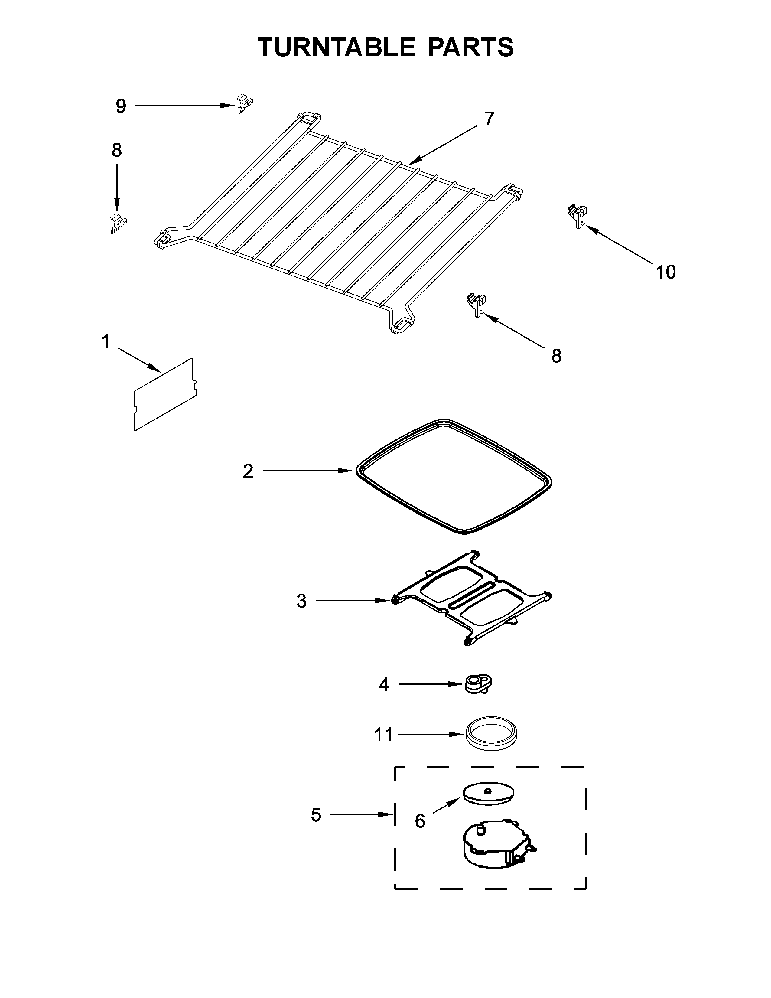Turntable parts