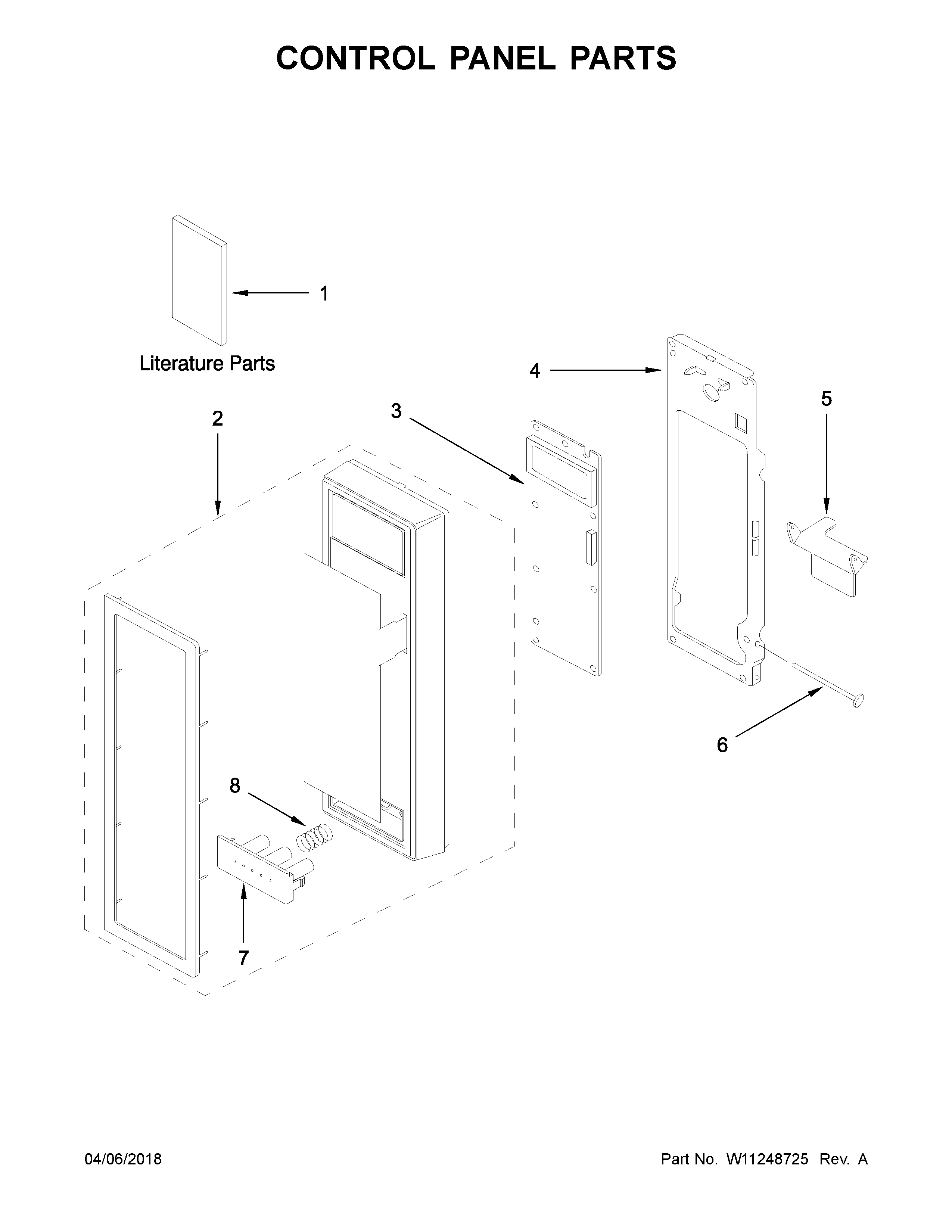 Control panel parts