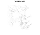 Jenn-Air JMC3415ES01 latch board parts diagram