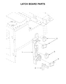 Latch board parts