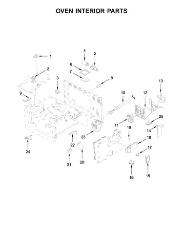 Oven interior parts