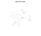 Jenn-Air JMC3415ES01 base plate parts diagram