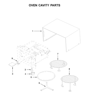 Oven cavity parts