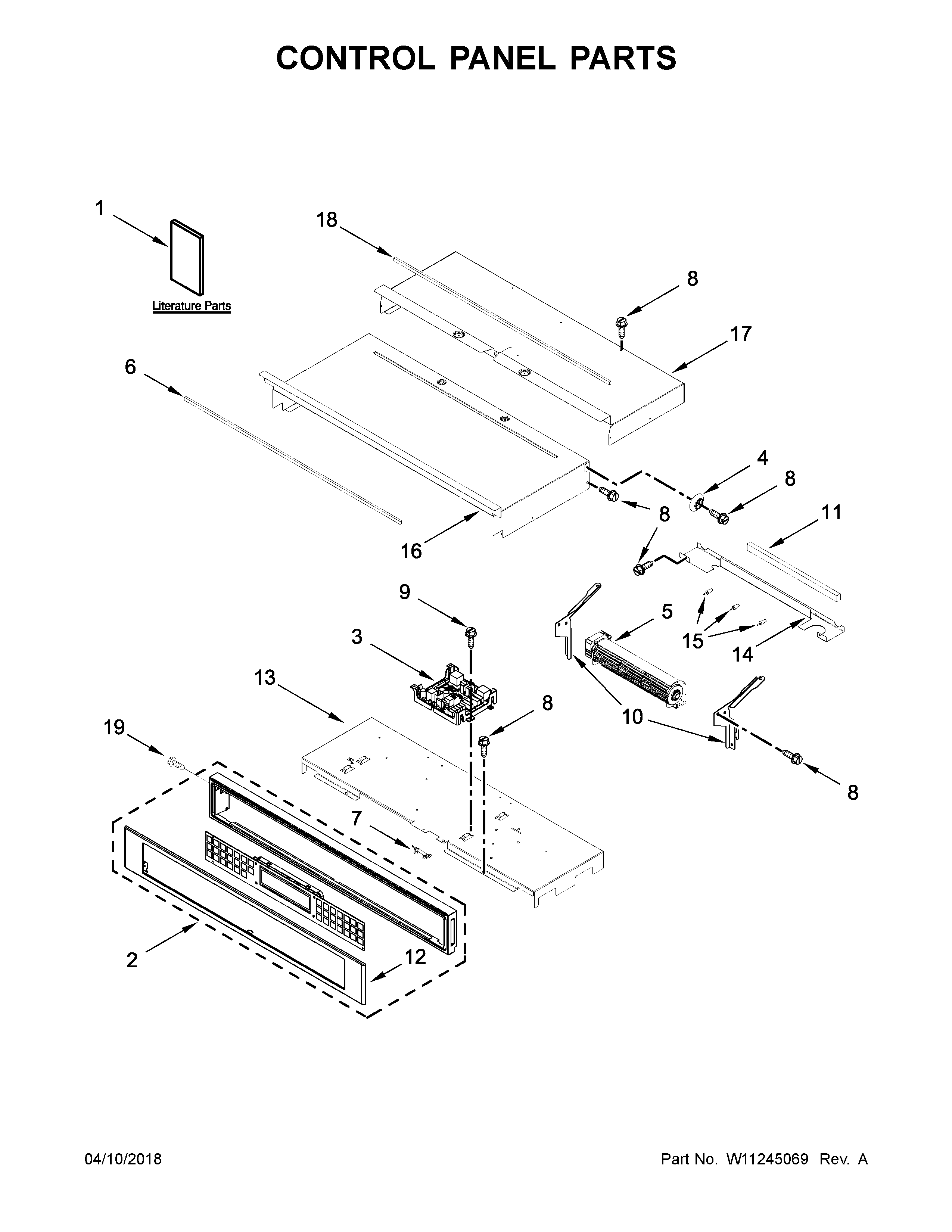 CONTROL PANEL PARTS