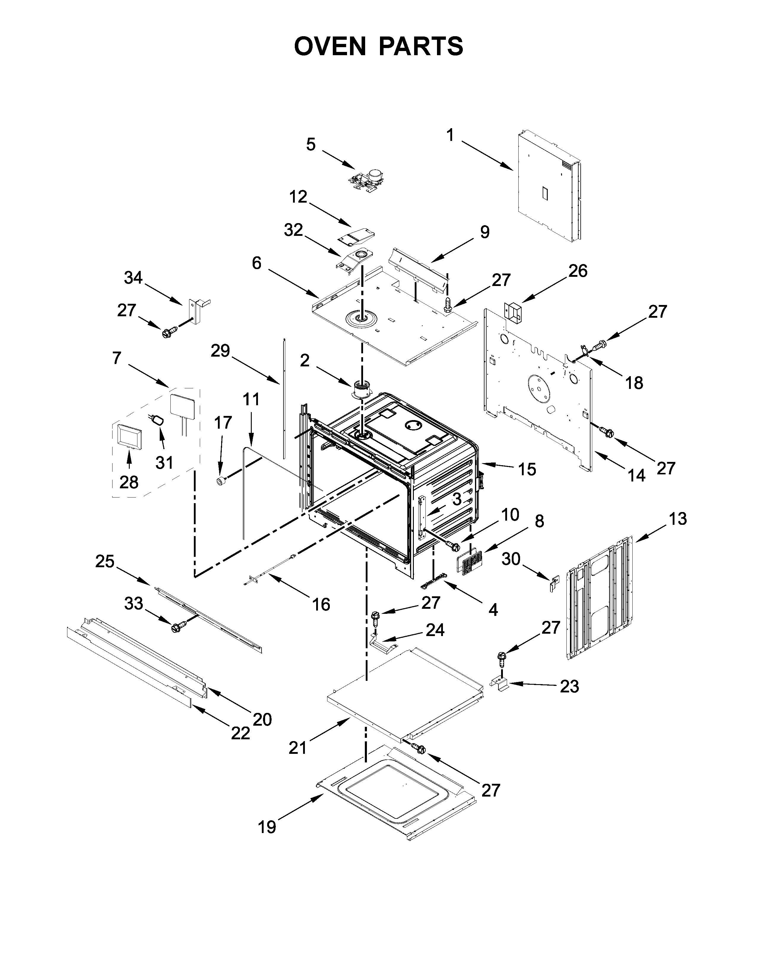 Oven parts
