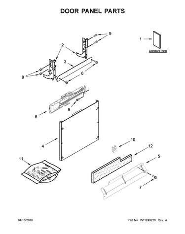 Door panel parts