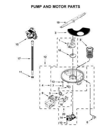Pump and motor parts