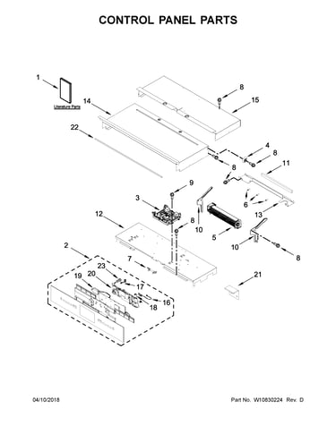 Control panel parts