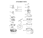 KitchenAid 5KFP1333BOB0 attachment parts diagram