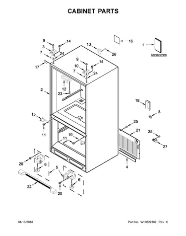 Cabinet parts