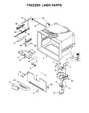 Freezer liner parts
