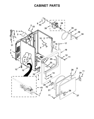 Cabinet parts