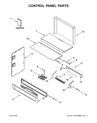 Control panel parts