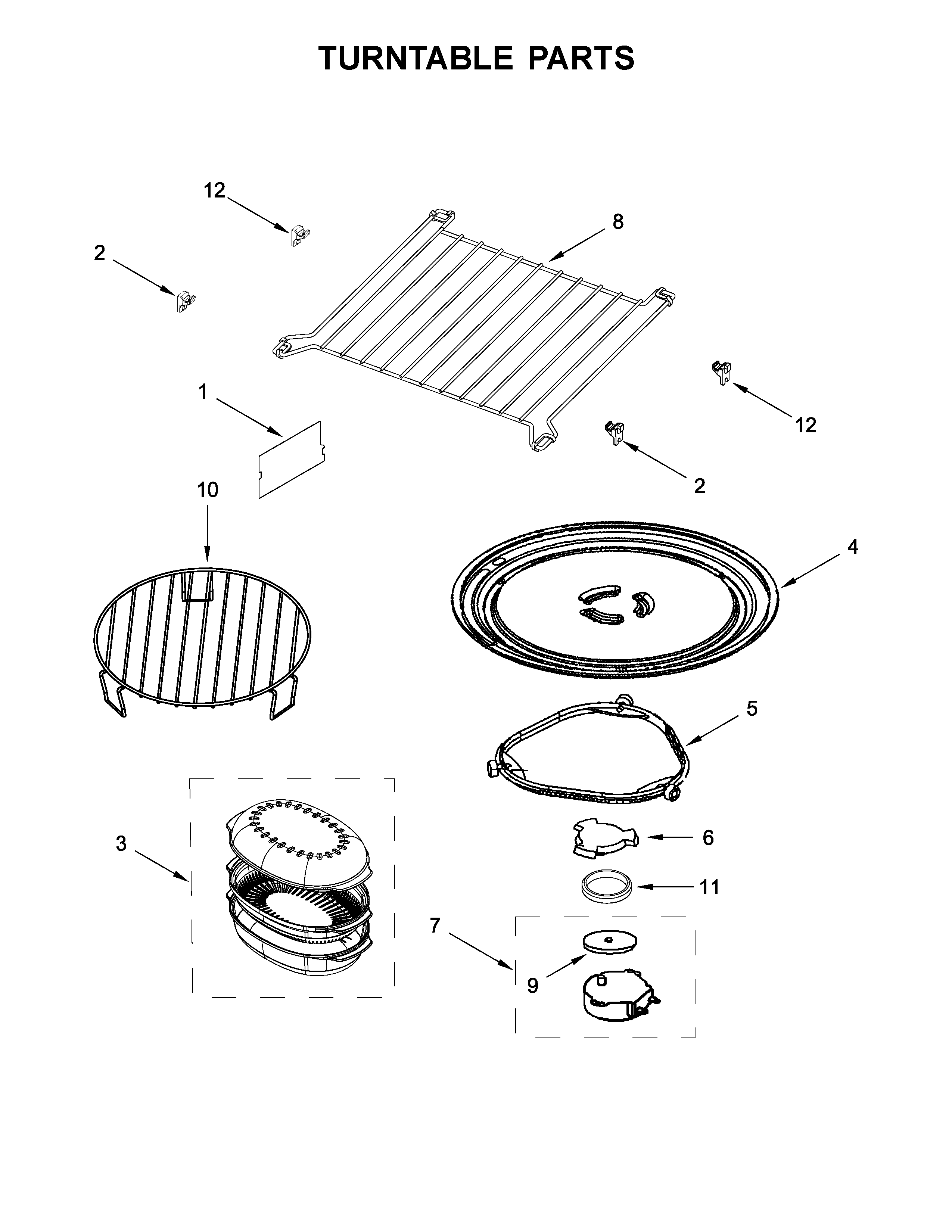 TURNTABLE PARTS