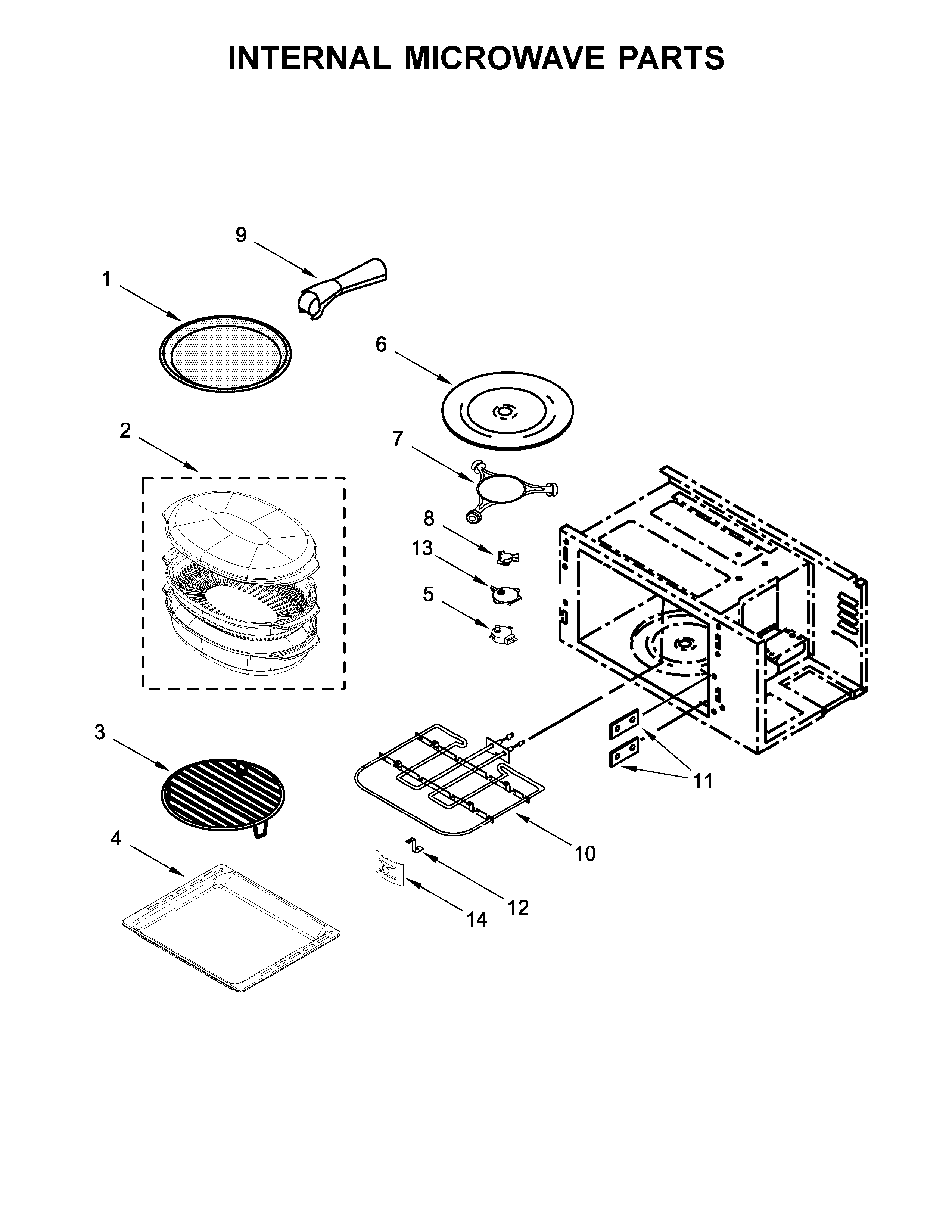 INTERNAL MICROWAVE PARTS