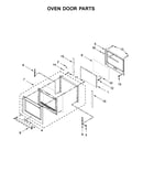 Oven door parts