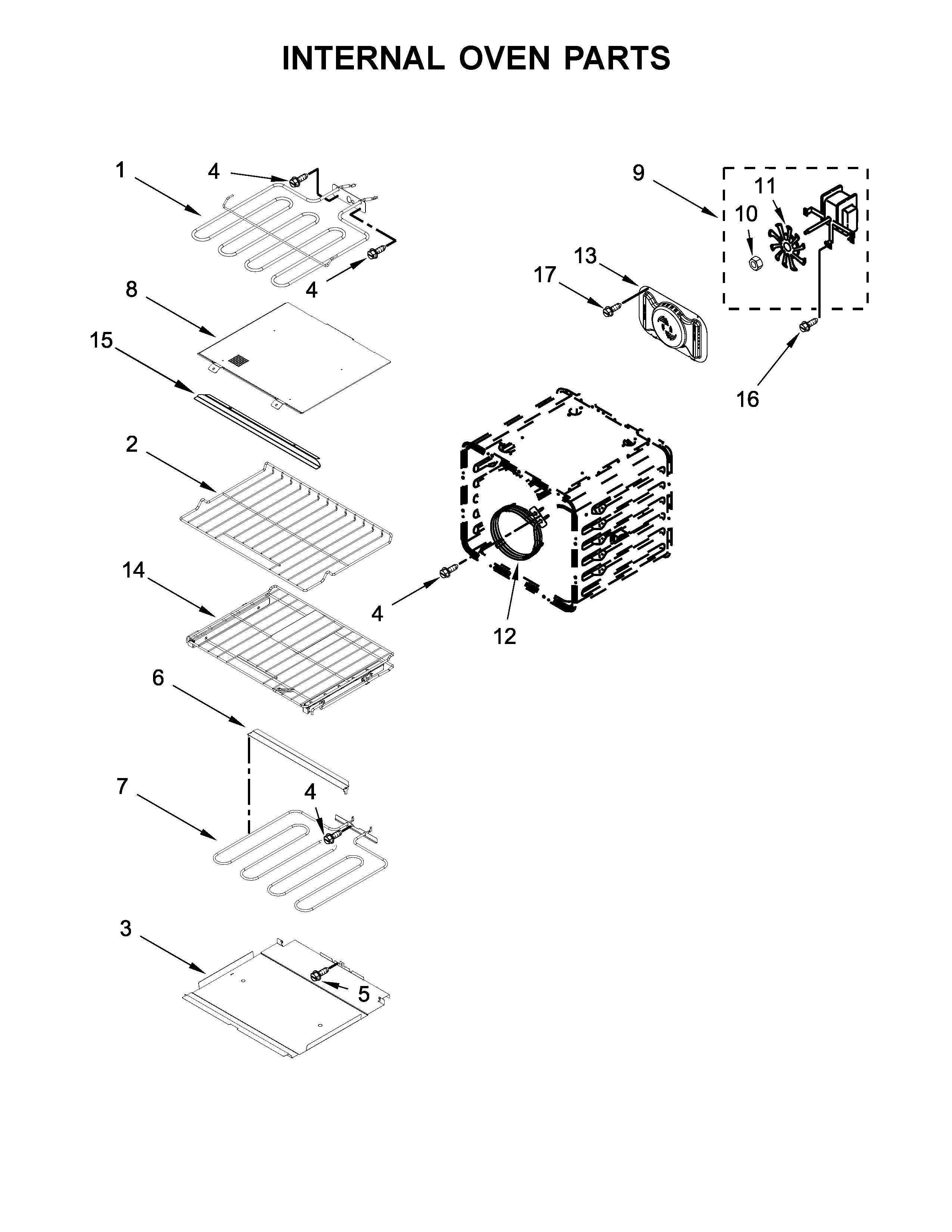 INTERNAL OVEN PARTS