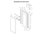 Jenn-Air JF36NXFXDE00 refrigerator door parts diagram