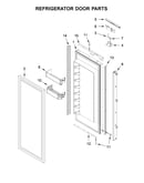 Refrigerator door parts