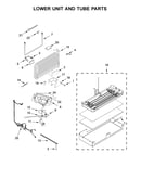 Lower unit and tube parts