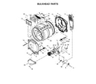 Maytag 7MMGDB835EW2 bulkhead parts diagram