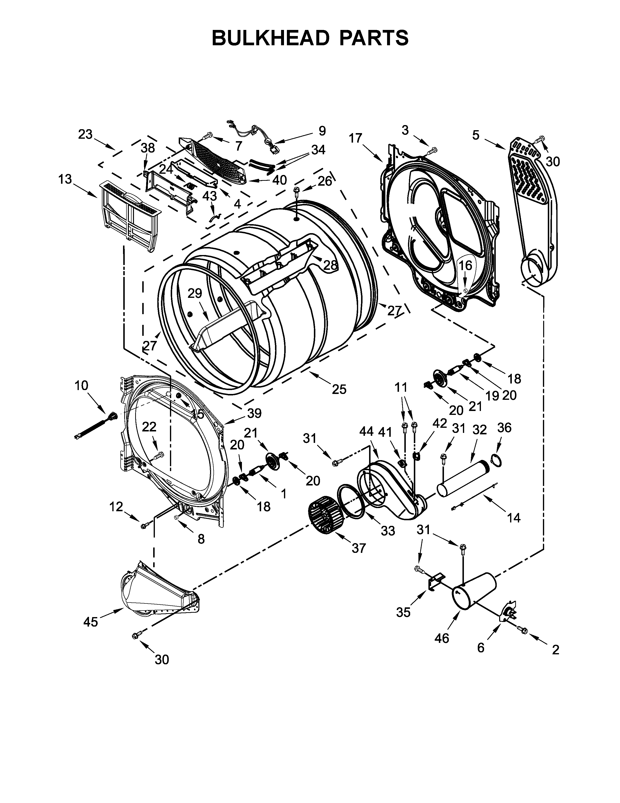Bulkhead parts